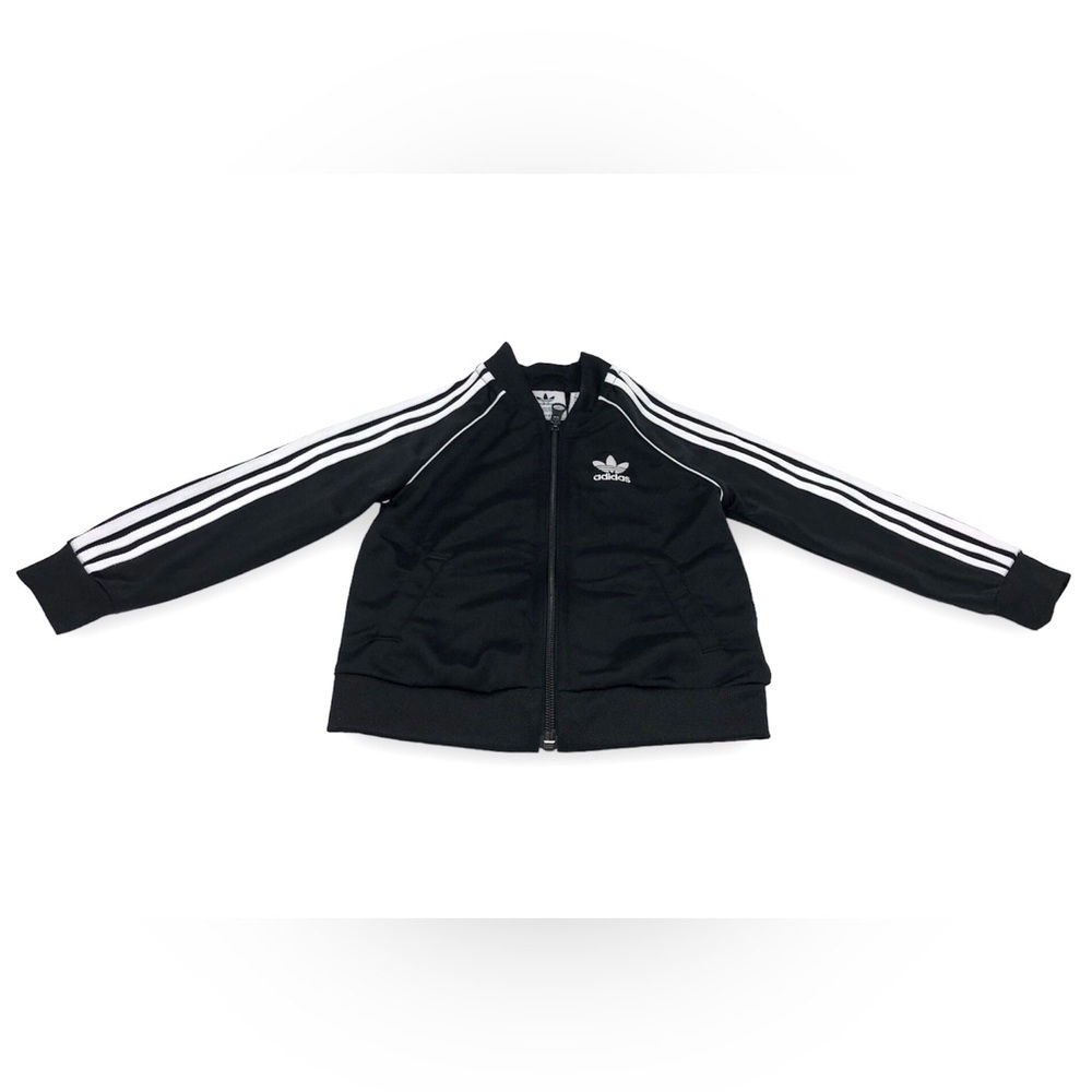 Adidas Classic Logo Zip up Track Jacket Baby Size 18M - Picture 5 of 12